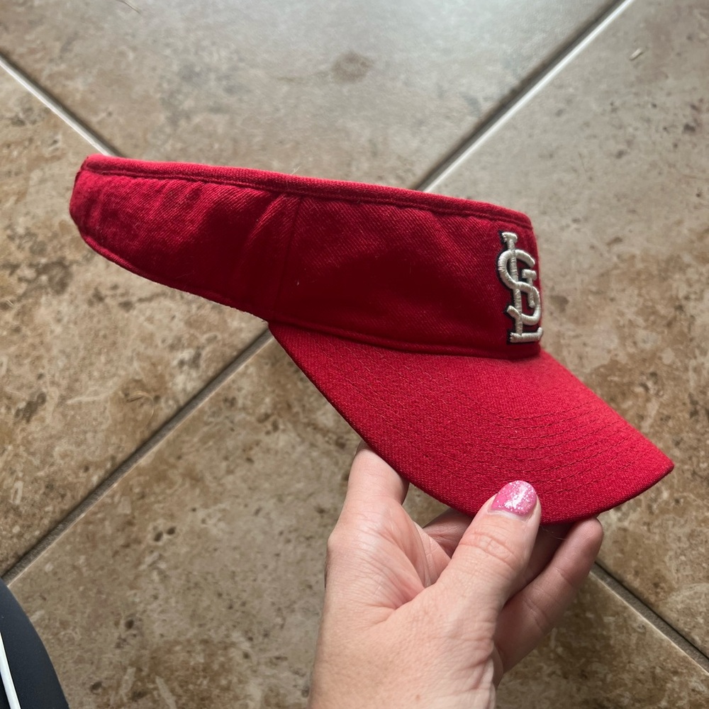 St. Louis Cardinals‎ MLB Red Adjustable Visor OS - Picture 2 of 4